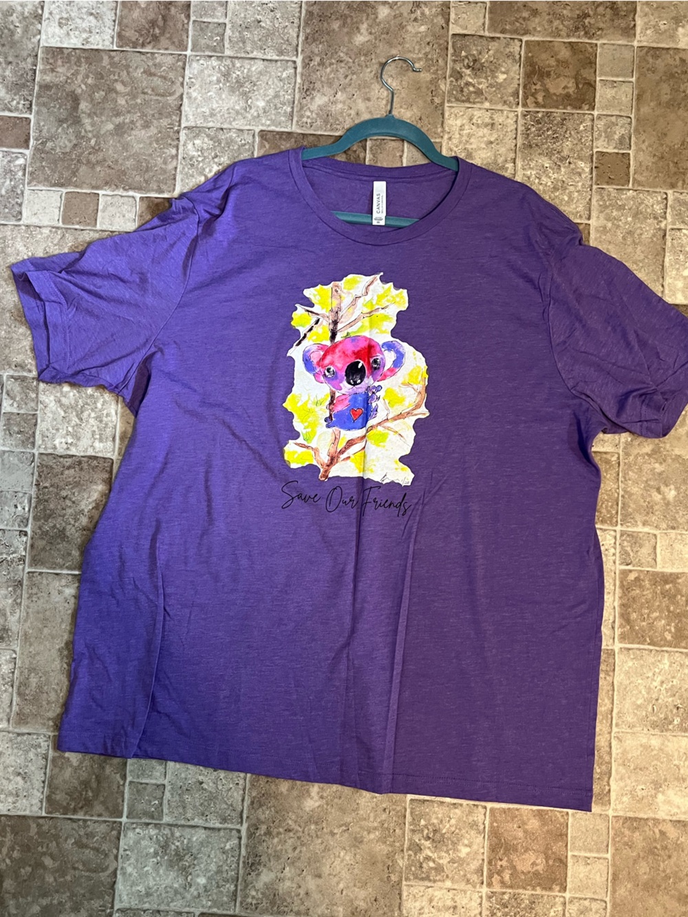 3X Bella Canvas Koala “Save Our Friends” Graphic Tee